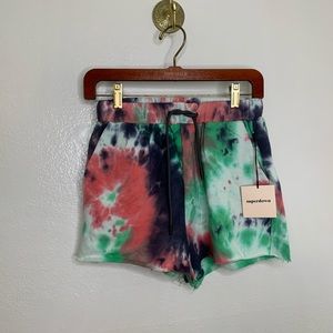 NWT Superdown Tie Dye Lounge Shorts M